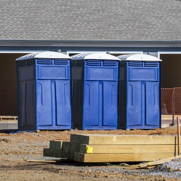 what is the maximum capacity for a single porta potty in College City